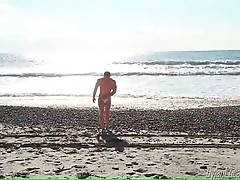 Adam Hardy Gets Horny At The Beach 1